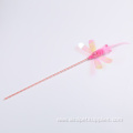 Interactive butterfly Feather Cat Toys Play Wand